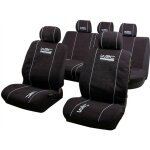 Wrc set de housses universelles noires