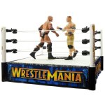 Wwe - wrestlemania ensemble ring de catch et figurines the rock vs john cena