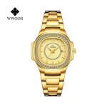 Marque wwoor mouvement � quartz bracelet pour femme montres luxe c�l�bre design tendance acier carr� ...