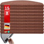 X 15 tapis descalier london terra 235 x 65 cm demi - cercle