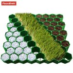 X 4 dalles stabilisatrices vert 50 x 50 cm