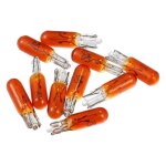 Ampoule tableau de bord - x autohaux - dc 12v t5 w12w - clairage led intrieur voiture - lumire ambre ...