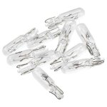 X autohaux 10pcs dc 12v t5 w1. 2w led incandescent tableau bord ampoule lumire blanche pour voiture