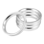X autohaux 4pcs bague de centrage jante 6645mm  571mm anneaux centrs sur le moyeu de voiture alliage ...