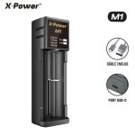 X power chargeur accu 18650 21700 chargeur 1 slot avec led et cable usb - c grande compatibilité housse ... X power chargeur accu 18650 21700 chargeur 1 slot avec led et cable usb - c grande compatibilité housse ...