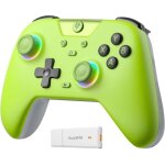 X05 manettes pc sans fil rechargeable avec rgb / vibration / hall joystick / hall triggermanette pc bluetooth7 ...