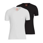 X2 t - shirt noir / blanc homme kaporal jift