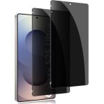 X2 verres tremp� pour samsung galaxy s25 ultra 5g - film noir anti espion priv� vitre protection ecran ...