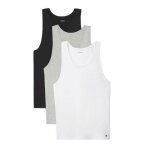X3 d�bardeurs noir / blanc / gris homme calvin klein jeans tank