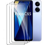 X3 verres tremp� pour xiaomi redmi 13c / poco c65 - film vitre protection ecran verre tremp�