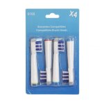 X4 brossettes de rechange prodental triple action