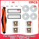 Pour xiaomi robot vacuum x20 + / x20 plus brosse lat�rale principale filtre hepa chiffon de vadrouille ...