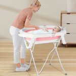 Xjing - baignoire pliante pour bb en pp - baignoire sur pied - coussin - encombrement rduit - 63 * ...
