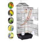 Xjing - cage doiseau - volière portable - canary flying cage - avec conception de toit - 46 * 355 * 99cm ... Xjing - cage doiseau - volière portable - canary flying cage - avec conception de toit - 46 * 355 * 99cm ...