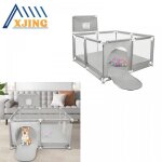 Xjing parc bébé gris clair - avec panier de basketball - barrière pour bébés avec 4 ventouses - - 126 ... Xjing parc bébé gris clair - avec panier de basketball - barrière pour bébés avec 4 ventouses - - 126 ...