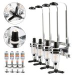 Xjing - porte - bouteille 30 ml - support de fixation murale - doseur mural 4 t�tes - bar bartenders ...