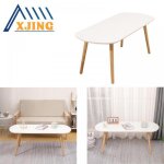 Xjing table basse ovale table basse de salon table basse blanche à bords ronds facile à assembler (110 ... Xjing table basse ovale table basse de salon table basse blanche à bords ronds facile à assembler (110 ...