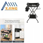 Xjing table  langer impermable (80 * 66 * 98cm) rglable en hauteur avec roues et ceinture de scurit ...