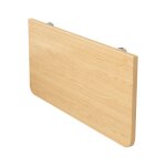 Xjing table pliante murale ne prend pas de place table de cuisine portable (noyer 60 * 30 * 1. 6cm)