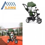 Xjing tricycle b�b� vert - v�lo de marche pour enfants de tous �ges - avec auvent