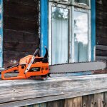 Xjing - trononneuse thrmique - 2 chanes - guide 45 cm - 2700 w - essence pour trononneuses