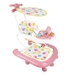 Xjing - trotteur pour bb - poussette 4 en 1 - dambulateur en plastique - pliable - avec musique - ...