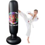 Xjydncg sac de frappe enfant - 160cm - punching ball autoportant - polyurthane - pour enfants et adultes ...