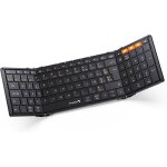 Xk01 clavier bluetooth pliableazerty clavier sans fil portable avec pav� num�riqueclavier pliant pleine ...