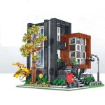 Xmork 10205 villa moderne maison moc blocs de construction 3300 pices