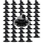 Xpotool lot de 50x plots de terrasse ? charge 2700 kg ? hauteur r�glable 33 - 64 mm ? en pp ? pieds de ...