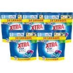Xtra total - lot de 5 pack de capsules de lessive - trio - caps - 4 plus 1 - original