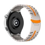 Xtraditech bracelet acier inoxydable de montre connecte 22 mm double bouton fermoir pliant avec verrou ...