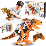 Xtrem bots - robot dinosaure interactif pour apprendre la programmation lumi�re son rex the dinobot 6 ...