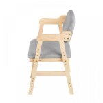 Xuanyu chaise dtude pour enfants - chaise haute bb evolutive en bois naturel - hauteurs rglable - ...