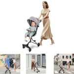 Xuanyu poussette canne bb ultra lgre - avec systme trolleycapote extensible - poussette de 0  4 ...