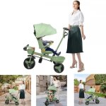 Xuanyu tricycle volutif - vlo poussette - sige rversible rglable - jusqu 25 kg - vert