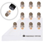 Xxl stylets pour tablette smartphone ecran tactile avec pointe rempla�able en microfibre 185cm (10x embouts ...