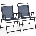 Yaheetech lot de 2 chaise de jardin pliante avec tissu en polyester respirant et robuste cadre métal ... Yaheetech lot de 2 chaise de jardin pliante avec tissu en polyester respirant et robuste cadre métal ...