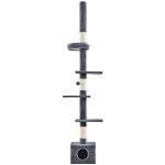 Yaheetech arbre � chat plafond r�glable en hauteur avec cachette griffoirs en sisal 226 - 2655 cm de ...