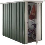 Abri de jardin mtal vert yardmaster 15 m + kit dancrage