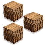 Yaskilosiu 11x dalles de terrasse en bois dacacia pour 30 x 30 cm jardin sol découpe possible revetement ... Yaskilosiu 11x dalles de terrasse en bois dacacia pour 30 x 30 cm jardin sol découpe possible revetement ...