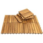 Yaskilosiu 55x dalles de terrasse en bois dacacia pour 30 x 30 cm jardin extérieur sol extérieurdécoupe ... Yaskilosiu 55x dalles de terrasse en bois dacacia pour 30 x 30 cm jardin extérieur sol extérieurdécoupe ...