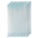 Yaskilosiu 5pcs plaque de couverture ondul� transparent l. 90 x l. 160 cm ep. 2 mm couverture (accessoires ...