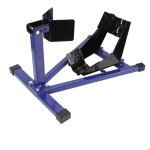 Yaskilosiu b�quille avant moto l�ve moto avant support de roue moto sur roulettes en acier bleu noir ...