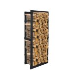 Yaskilosiu range bûche rangement intérieur extérieur Étagère en métal stockage bois intérieur noir mat ... Yaskilosiu range bûche rangement intérieur extérieur Étagère en métal stockage bois intérieur noir mat ...