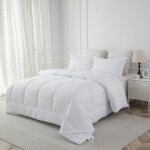 Yc kitchen couette - 220240cm cloud comfortable coton premium ? lger et moelleux ? blanc