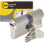 Yc1000 + cylindre de serrure débrayable 40x40 mm pour porte extérieure / entrée 6 goupilles 4 clés nickelé ... Yc1000 + cylindre de serrure débrayable 40x40 mm pour porte extérieure / entrée 6 goupilles 4 clés nickelé ...