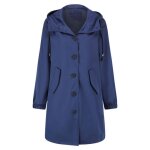 Yffushi femme bomber veste trench - coat à capuche veste mi - longue veste coupe - vent blouson bleu ... Yffushi femme bomber veste trench - coat à capuche veste mi - longue veste coupe - vent blouson bleu ...