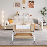 Yipeema. lit bb multifonctionnel avec roulettes berceau cododo bb 6 niveaux de rglage 80 * 40 * ...