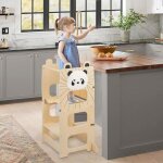Yipeema. table et chaise dtude deux en un avec planche  dessin motif panda 42 * 385 * 87cm couleur ...
